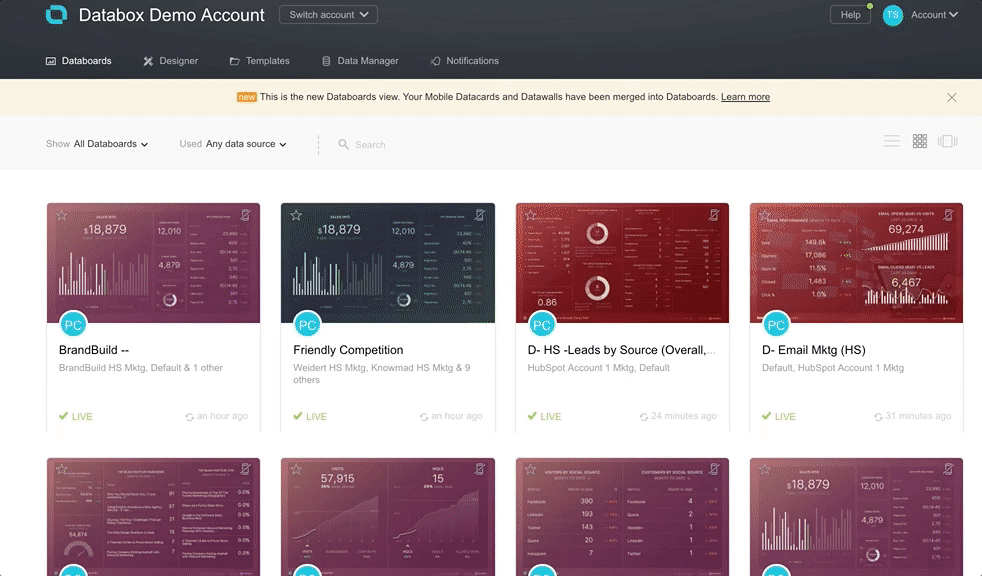 Connect Your Data Sources By Logging in to Each Service