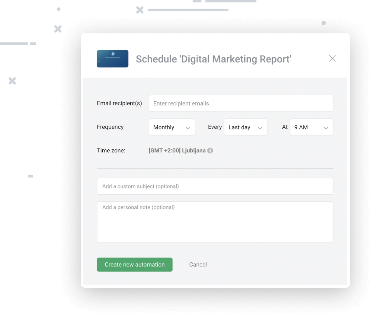 With Databox You Can Easiliy Share Reports with Built-in Functionality